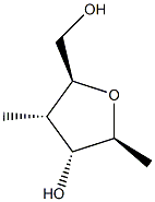 D-Allitol, 2,5-anhydro-1,4-dideoxy-4-methyl- (9CI) 结构式