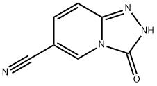 1,2,4-Triazolo[4,3-a]pyridine-6-carbonitrile,2,3-dihydro-3-oxo-(9CI) 结构式