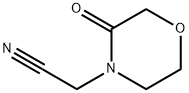 4-Morpholineacetonitrile,3-oxo-(9CI) 结构式