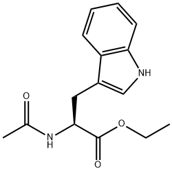 ethyl 2-acetamido-3-(1H-indol-3-yl)propanoate 结构式