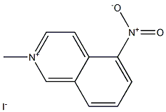 Isoquinolinium, 2-methyl-5-nitro-, iodide (1:1) 结构式