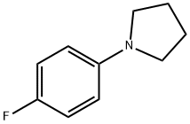 Pyrrolidine, 1-(4-fluorophenyl)- 结构式