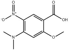 5-Nitro-4-dimethylamino-2-methoxybenzonium acid 结构式