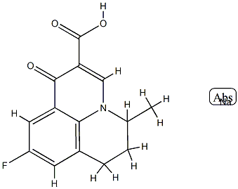 氟甲喹钠盐 结构式