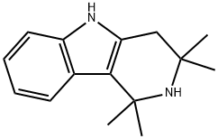 1,1,3,3-Tetramethyl-1,2,3,4-tetrahydro-γ-carboline 结构式