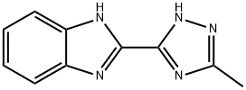 1H-Benzimidazole,2-(5-methyl-1H-1,2,4-triazol-3-yl)-(9CI) 结构式