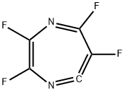 1,4-Diazacyclohepta-2,4,5,7-tetraene,2,3,6,7-tetrafluoro-(9CI) 结构式