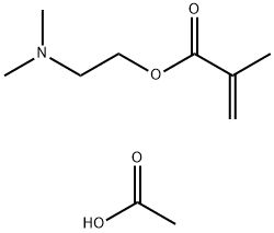 2-甲基-2-丙烯酸-2-(二甲基氨基)乙基酯均聚物的乙酸酯 结构式