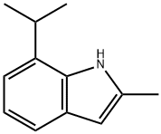 1H-Indole,2-methyl-7-(1-methylethyl)-(9CI) 结构式