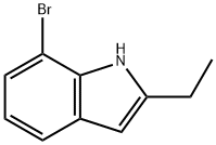 1H-Indole,7-bromo-2-ethyl-(9CI) 结构式