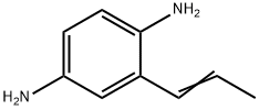 1,4-Benzenediamine,2-(1-propenyl)-(9CI) 结构式