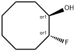 Cyclooctanol, 2-fluoro-, (1R,2R)-rel- (9CI) 结构式