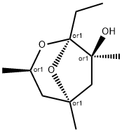 2,8-Dioxabicyclo[3.2.1]octan-7-ol,1-ethyl-3,5,7-trimethyl-,(1R,3R,5R,7S)-rel-(9CI) 结构式