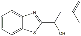 2-Benzothiazolemethanol,alpha-(2-methyl-2-propenyl)-(9CI) 结构式