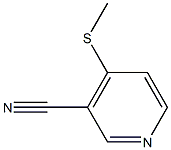 3-Pyridinecarbonitrile,4-(methylthio)-(9CI) 结构式