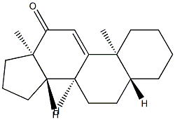 5α-Androst-9(11)-en-12-one 结构式