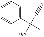 2-amino-2-phenylpropanenitrile 结构式