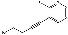 3-Butyn-1-ol,4-(2-fluoro-3-pyridinyl)-(9CI) 结构式