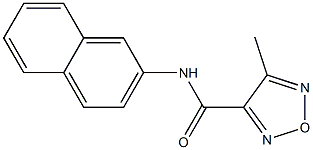 1,2,5-Oxadiazole-3-carboxamide,4-methyl-N-2-naphthalenyl-(9CI) 结构式