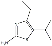 2-Thiazolamine,4-ethyl-5-(1-methylethyl)-(9CI) 结构式