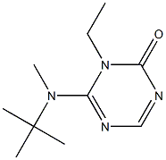 1,3,5-Triazin-2(1H)-one,6-[(1,1-dimethylethyl)methylamino]-1-ethyl-(9CI) 结构式