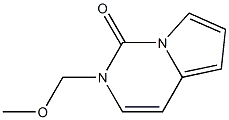 2-(MethoxyMethyl)pyrrolo[1,2-f]pyriMidin-1(2H)-one 结构式