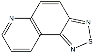 [1,2,5]Thiadiazolo[3,4-f]quinoline 结构式