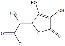 L-Ascorbic acid, 6-chloro-6-deoxy-6-oxo- (9CI) 结构式