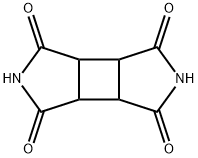 1,2,3,4-环丁四烷四碳二亚胺 结构式