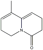 4H-Quinolizin-4-one,2,3,6,7-tetrahydro-9-methyl-(9CI) 结构式