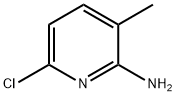 6-氯-3-甲基吡啶-2-胺 结构式