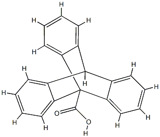 9,10-Dihydro-9,10-[1,2]benzenoanthracene-9-carboxylic acid 结构式