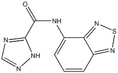 1H-1,2,4-Triazole-3-carboxamide,N-2,1,3-benzothiadiazol-4-yl-(9CI) 结构式