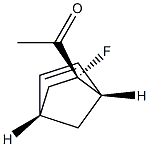 Ethanone, 1-[(1R,2R,4R)-2-fluorobicyclo[2.2.1]hept-5-en-2-yl]-, rel- (9CI) 结构式