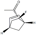 Ethanone, 1-[(1R,2S,4R)-2-fluorobicyclo[2.2.1]hept-5-en-2-yl]-, rel- (9CI) 结构式