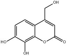 2H-1-Benzopyran-2-one,7,8-dihydroxy-4-(hydroxymethyl)-(9CI) 结构式