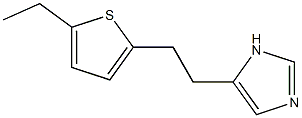 1H-Imidazole,4-[2-(5-ethyl-2-thienyl)ethyl]-(9CI) 结构式