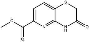 3-氧代-3,4-二氢-2H-吡啶并[3,2-B][1,4]噻嗪-6-羧酸甲酯 结构式