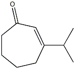 2-Cyclohepten-1-one,3-(1-methylethyl)-(9CI) 结构式