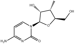 3'-脱氧-3'-甲基-胞苷 结构式