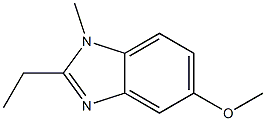 1H-Benzimidazole,2-ethyl-5-methoxy-1-methyl-(9CI) 结构式