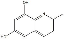 6,8-Quinolinediol,2-methyl-(9CI) 结构式