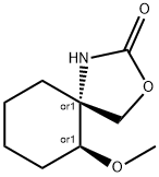 3-Oxa-1-azaspiro[4.5]decan-2-one,6-methoxy-,(5R,6S)-rel-(9CI) 结构式