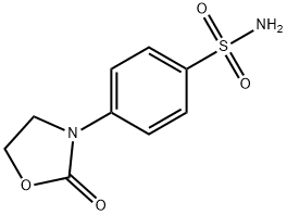 4-(2-oxo-1,3-oxazolidin-3-yl)benzenesulfonamide 结构式