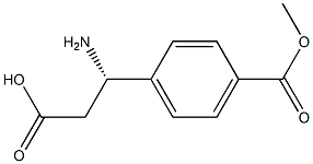 Benzenepropanoic acid, -ba--amino-4-(methoxycarbonyl)-, (-ba-S)- (9CI) 结构式