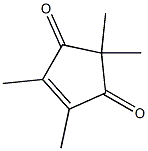 4-Cyclopentene-1,3-dione,2,2,4,5-tetramethyl-(9CI) 结构式