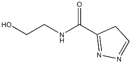 4H-Pyrazole-3-carboxamide,N-(2-hydroxyethyl)-(9CI) 结构式