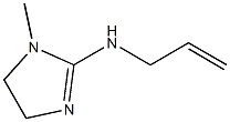 1H-Imidazol-2-amine,4,5-dihydro-1-methyl-N-2-propenyl-(9CI) 结构式