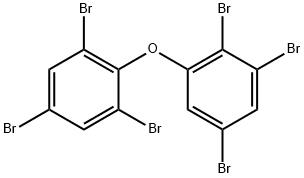 1,2,5-三溴-3-(2,4,6-三溴苯氧基)苯 结构式