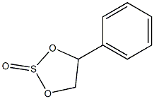 4-Phenyl-1,3-dioxa-2-thia(IV)cyclopentan-2-one 结构式